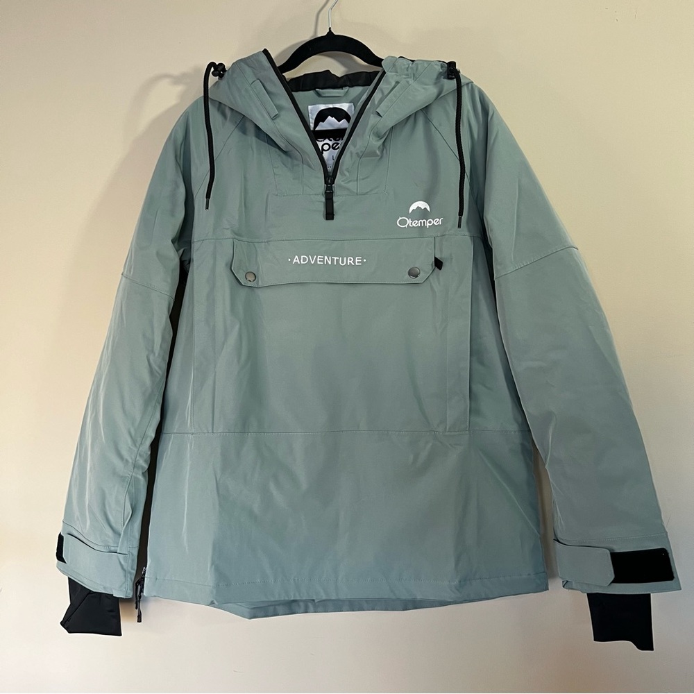 Otemper 'ADVENTURE' Pullover Ski Jacket Waterproof - Unisex - Size L - NWT - Picture 3 of 8